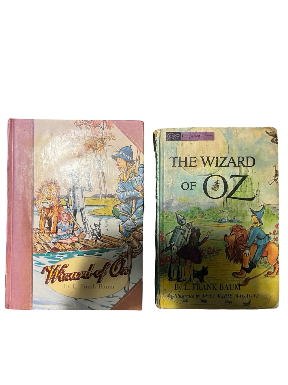 Wizard of Oz Hardcover Books vintage 1998 1963 also has Prince and the Pauper
